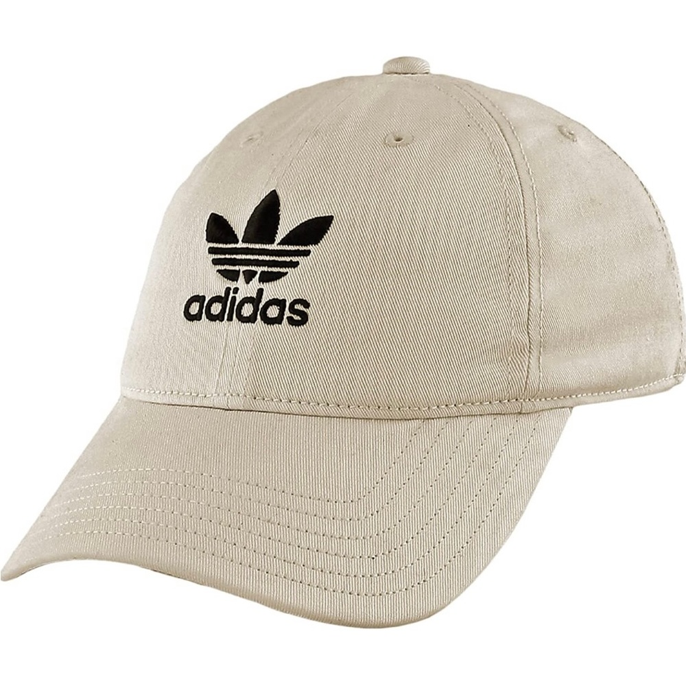 ADIDAS Originals Women’s Relaxed Fit Strapback Hat (Khaki/Black)